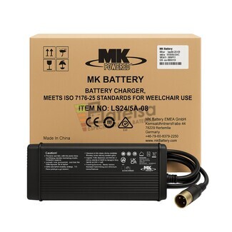 Cargador bateras MK LS24-5 | 24 Voltios 5 Amperios